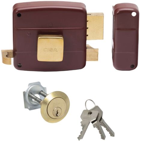 Cisa 50110 60 Mm Sx Serratura Appl. Legno Cil. Stacc.