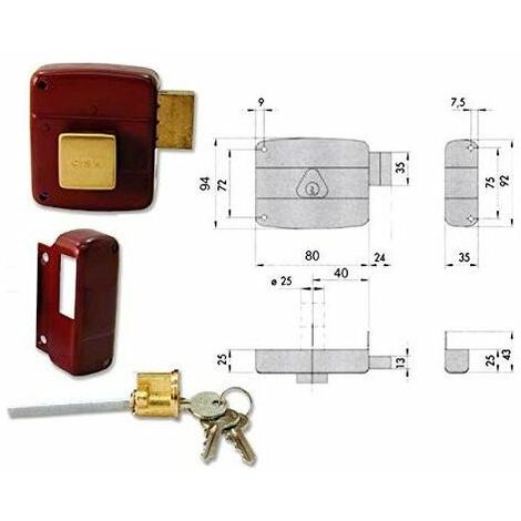 X LEGNO CISA CISA SERRATURA 50110-60 SX APPL 