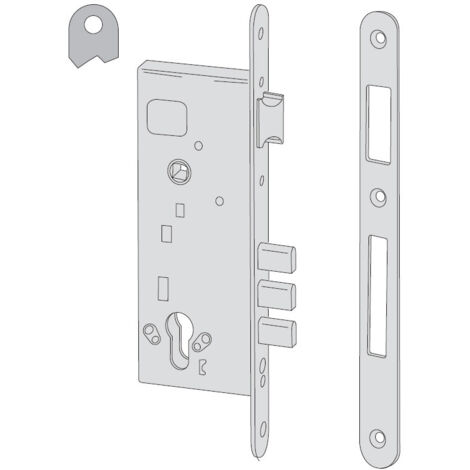 Cisa 52520-45 Serratura Infilare Are Cil. 60