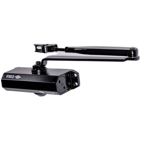 CISA 60460 CHIUDIPORTA S-ARRESTO NERO- 1,0 pz