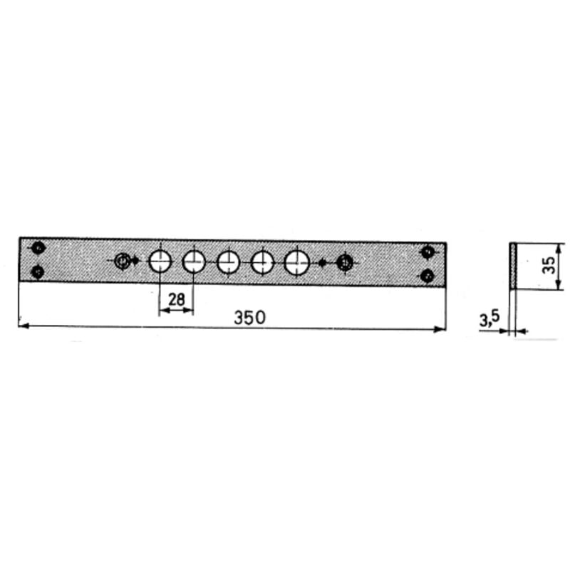 Cisa - 06221.00 - Frontalino per serratura 575