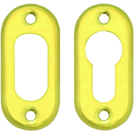 Cisa BORCHIA IN OTTONE PER CILINDRO OVALE mm. 54 (1 COPPIA)