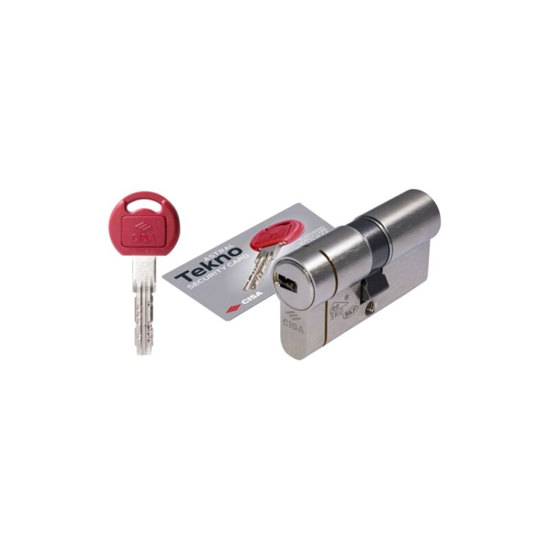 Om 3T1 cilindro di sicurezza Astral Tekno Pro mm 30.60 in ottone 3 chiavi - Cisa