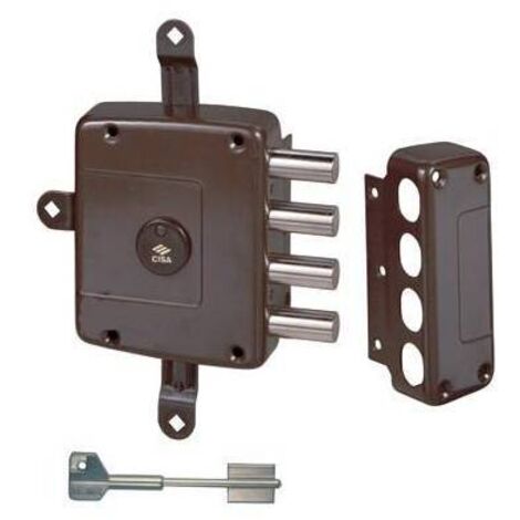 CISA SERRATURA LEGNO APPLICARE 57172 - CISA 1: QUINT E.MM 63 SX