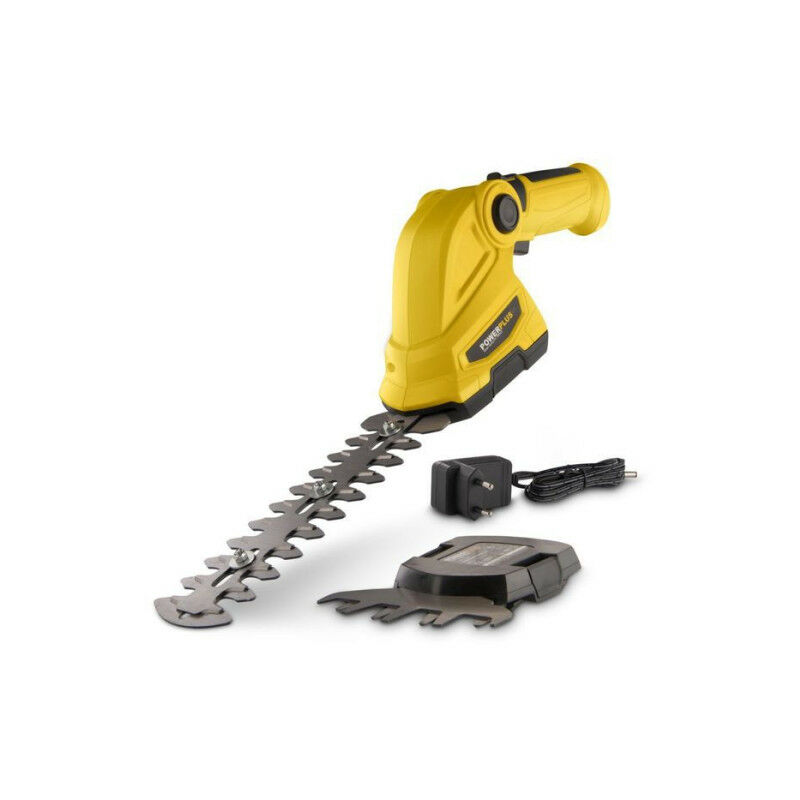 Powerplus - Cisaille a Gazon et Sculpte Haie sur Batterie POWXG2033