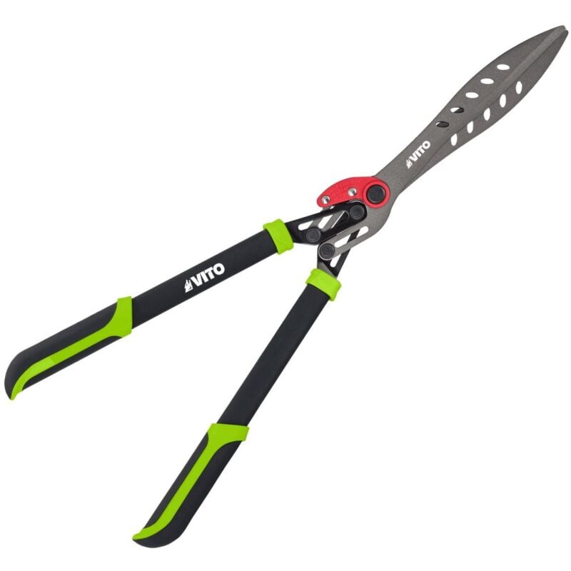 Vito - Cisaille de jardin avec levier Démultiplicateur Lame 27.5cm – Sécateur Jardin Coupe Arbustes, Haies, Branches