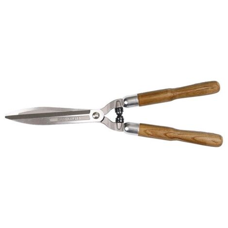 Cisaille à haie forgée 550 mm – Manche en bois – Coupe précise pour bois dur – Outil professionnel – Edelgart