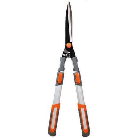 Cisaille à haie télescopique manuelle 78-86 cm, lame en acier SK-5, poignée ergonomique, taille facile des haies et arbustes, cisaille à haie professionnelle