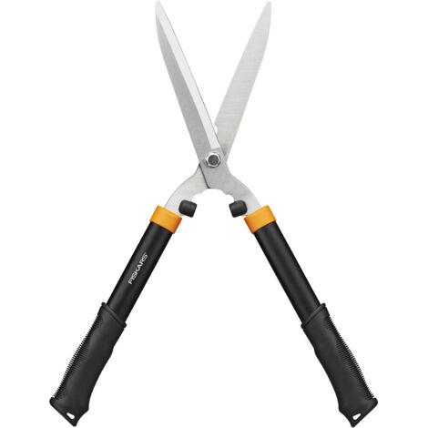 Taille-haie Fiskars Solid™ HS21 – Lames en acier trempé – Poignées soft-touch pour confort – Coupe précise et nette - V365633