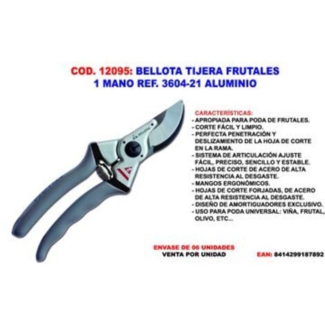 Cisaille de force Proline L. totale 220 mm Capacité de coupe 25 mm BELLOTA