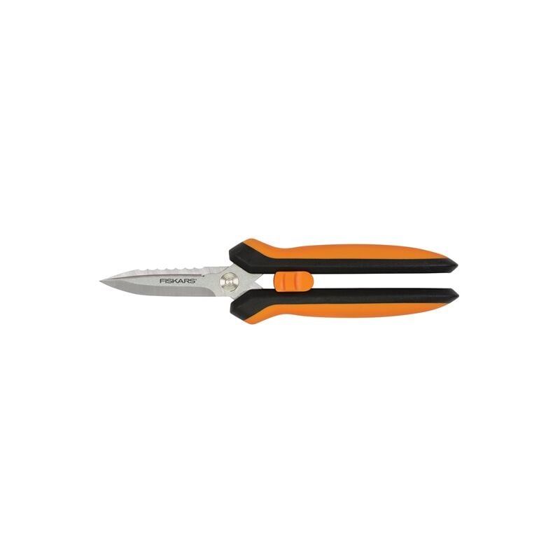 Fiskars - Cisaille de jardin polyvalente Solid™ SP320 - lames en acier inoxydable - manche Softgrip®