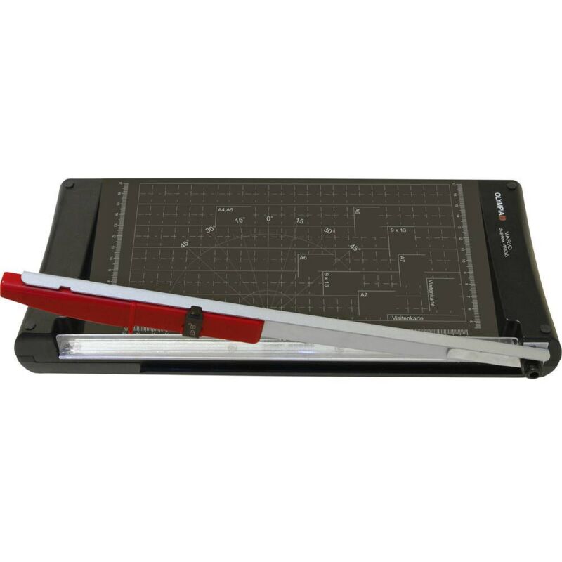 Vario Duplex 4000 Cisaille, rogneuse A4 Coupe A4 80 g/m²: 5 feuille - Olympia