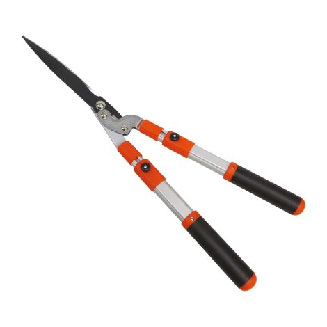 Cisailles a' haies en aluminium avec manches te'lescopiques 67 87 cm et lame en carbone ondule' traite' PTFE manche antide'rapant