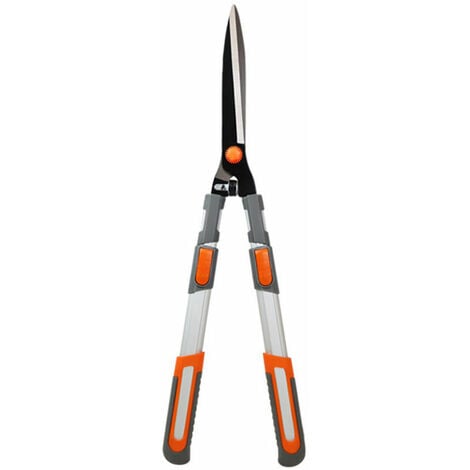 Cisailles à Haies Télescopique Manuel 78-86CM,Lame en Acier SK-5,Poignée Ergonomique, Haies et arbuste Faciles à Tailler,Cisailles Haies Professionnel