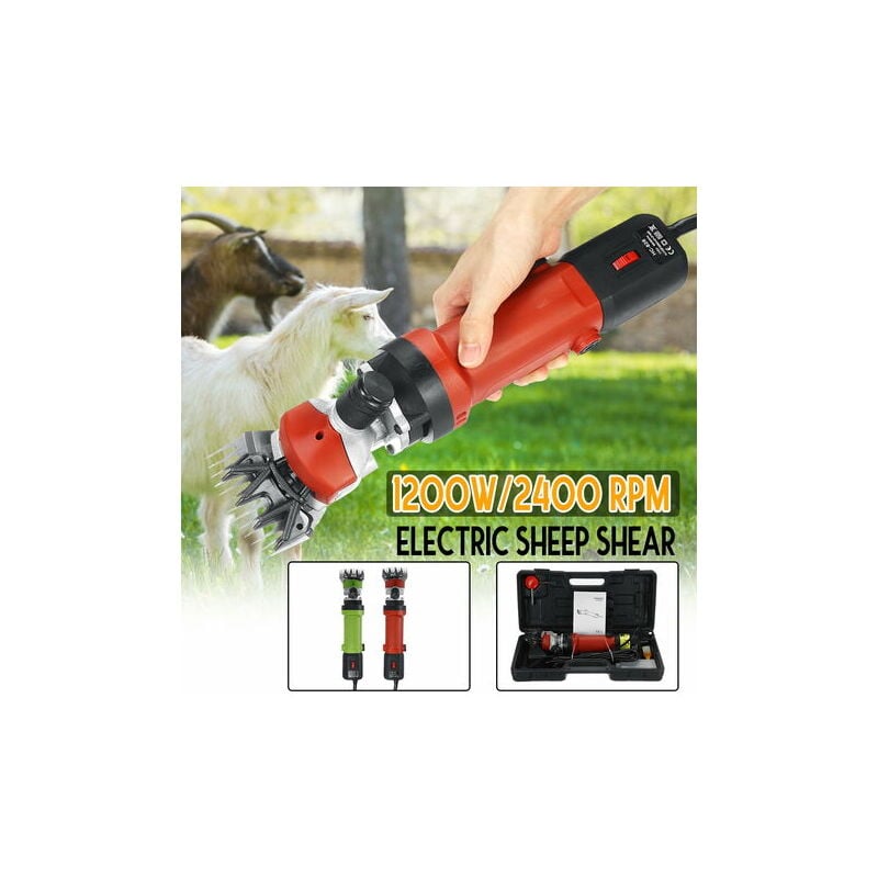 Cisailles à moutons électriques 1200 w, tondeuse à moutons portable avec 6 vitesses, cisailles à chèvres électriques pour moutons, chèvres, lamas,