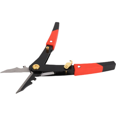 Cisailles à tôle d'aviation, cisailles à coupe droite pour tôle, aluminium, gouttières et projets de bricolage.