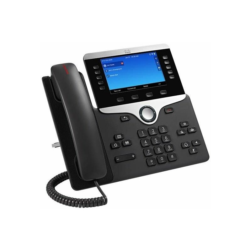 

8841 Wired handset Negro, Plata - Cisco