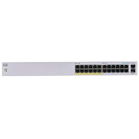 Cisco Business 110 Series 110-24PP - conmutador - 24 puertos - sin gestionar - montaje en rack