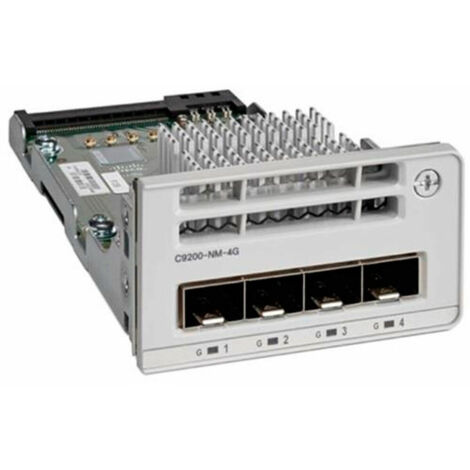 Cisco Catalyst 9200 Series Network Module - modulo de expansion - Gigabit Ethernet x 4