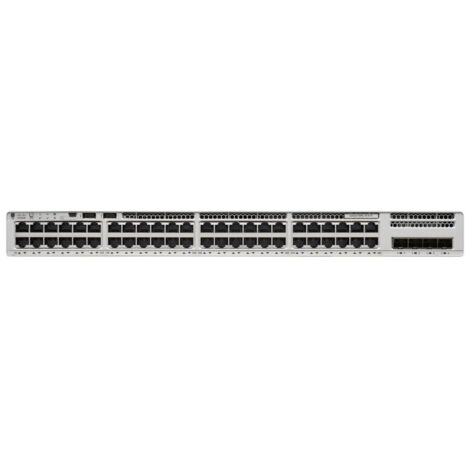 Cisco Catalyst 9200L Gestito L3 10G Ethernet 48 Porte Data + 4 Porte 10G, Colore Grigio, Modello Network Essentials