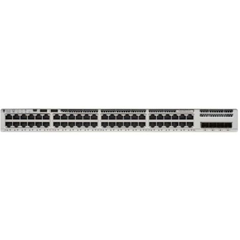 Cisco Catalyst 9200L Switch Gestito L3 da 48 Porte Gigabit Ethernet [10/100/1000], Colore Grigio, con 4 Porte 1G per Rete Essenziale
