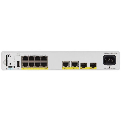 Cisco Catalyst C9200CX-8P-2X2G-E Switch di rete gestito L2/L3 8 porte PoE grigio
