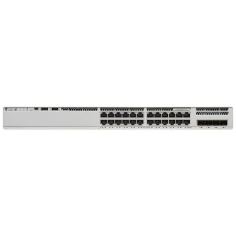 Cisco Catalyst C9200L, Switch Gestito Layer 3 Ethernet Gigabit con Supporto PoE+ a 24 Porte, Grigio (CATALYST 9200L 24-PORT POE+ - 4 X 1G Network Advantage)