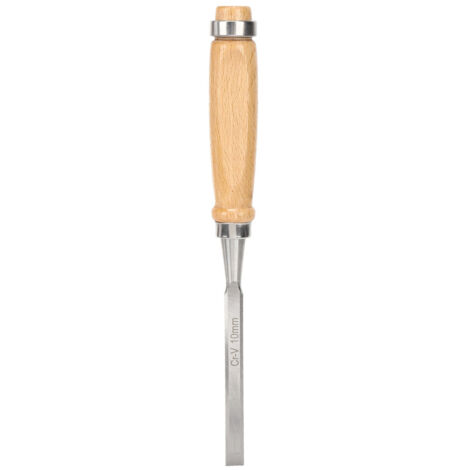 Ciseau à bois 10mm manche en bois acier Chrome Vanadium outil menuiserie