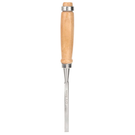 Ciseau à bois 8mm en acier allié chrome vanadium durable pour menuiserie