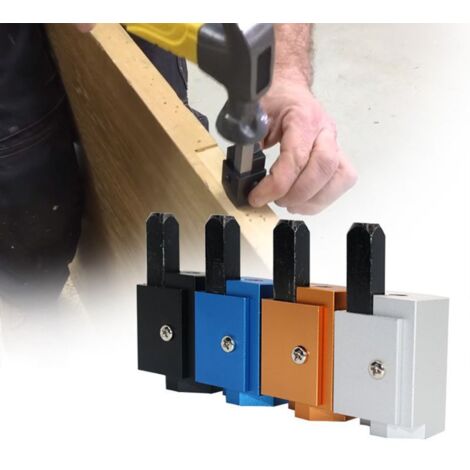 Ciseau à Bois Professionnel à Angle Droit – Pour Logements Carrés de Charnières et Serrures Encastrées (Argent)