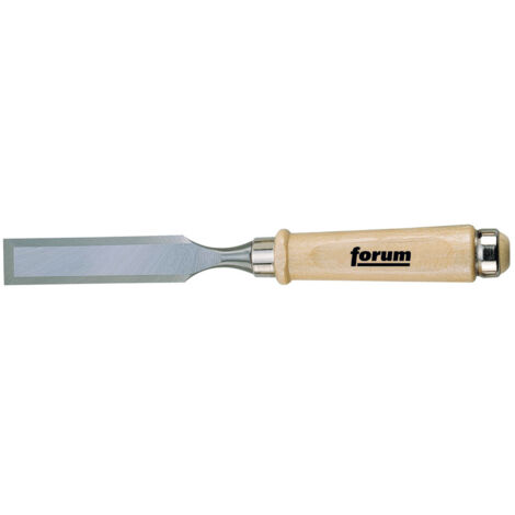 Ciseau avec manche en bois, Larg. : de la lame : 8 mm