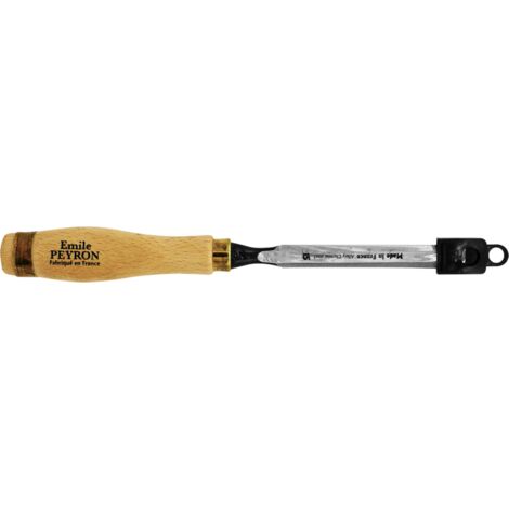 Ciseau de sculpteur - 4 mm - Manche bois - Emile Peyron - 111T04