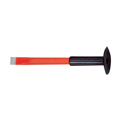 ciseau maA on en acier avec protA ge-main 30 cm pointe plate