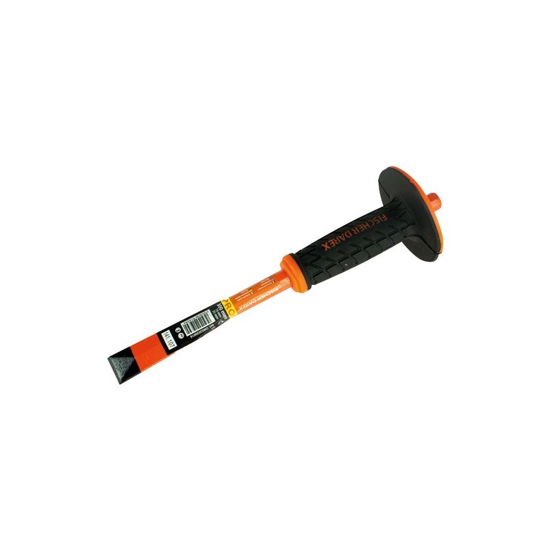 Fischer Darex - Ciseau de ma&ccedil;on r&eacute;aff&ucirc;table avec pare-coups 300mm