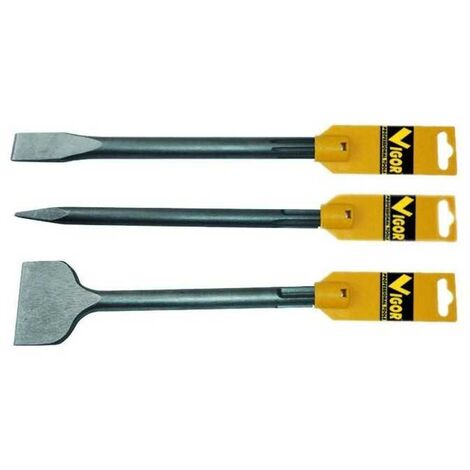 Ciseau pour marteaux Vigor plat mm 18X600