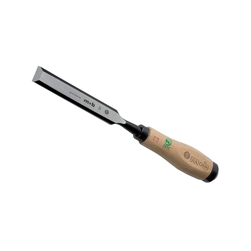 Ciseau de sculpteur manche bois - taille 8 mm - mob