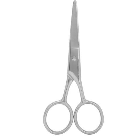 Ciseaux à Barbe en Acier Inoxydable pour Homme - Taille Moustache et Épilation Faciale (MJ-LF010)