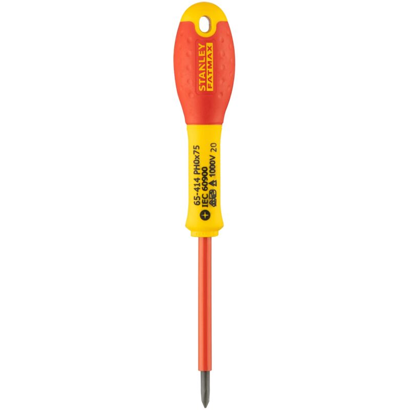Stanley - Tournevis isolé Phillips fatmax PH0 x 75 mm