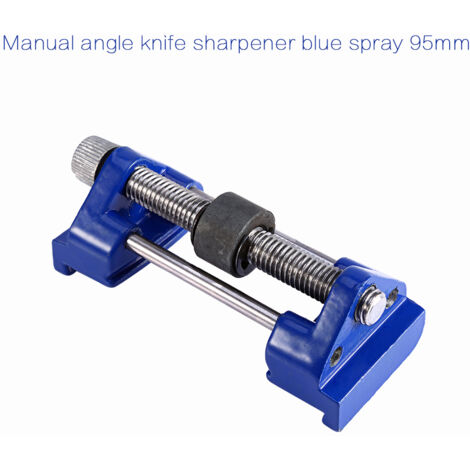 Ciseaux à Bois et Lames de Fer Raboteuses Guide D'affûtage-Aiguiseur à Angle Fixe pour le Travail du Bois-Construction Métallique-Bleu