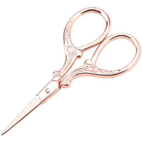 Ciseaux à broder antiques DIY - Petits ciseaux de couture pour la broderie et la décoration (rose)