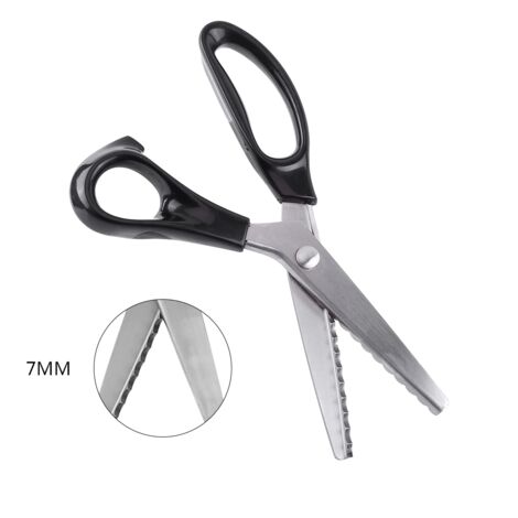 Ciseaux à cranter décoratifs ronds/triangulaires pour tissu 3 5 7mm