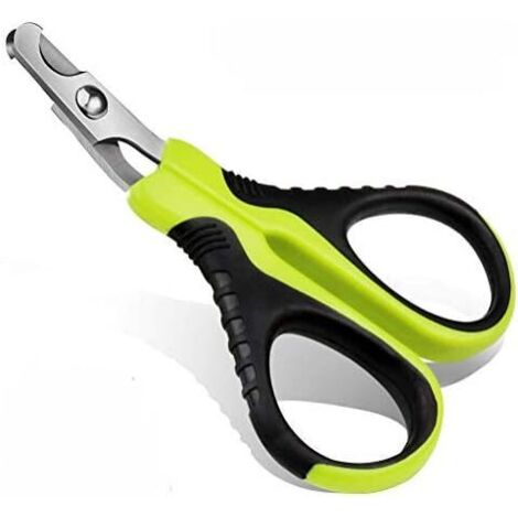 Ciseaux à Ongles Professionnels pour Chat Lapins et Petits Animaux tondeuses à Griffes de Chat Ciseaux Acier Inoxydable Courbe Ciseaux Coupe Ongles Chat
