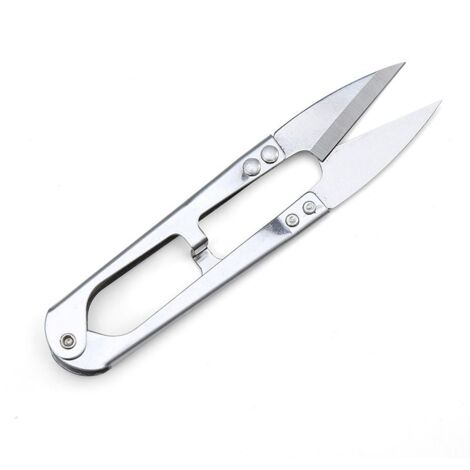 Ciseaux à ressort U en inox  Petits ciseaux pour laine et tissu épais  Découpe précise pour patchwork et couture  Outil ergonomique pour artisanat