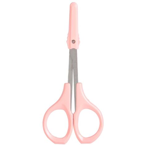 Ciseaux à Sourcils et Cils en Acier Inoxydable - Outil de Maquillage et Soins Beauté CA865
