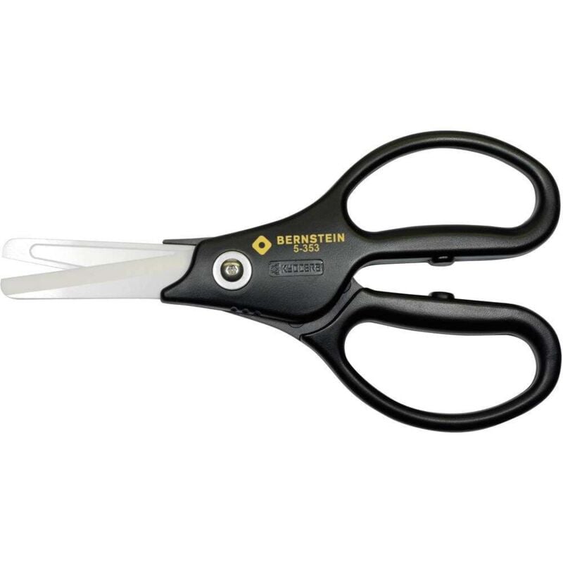 Bernstein - Tools for Electronics 5-353 Ciseaux en céramique 190 mm noir