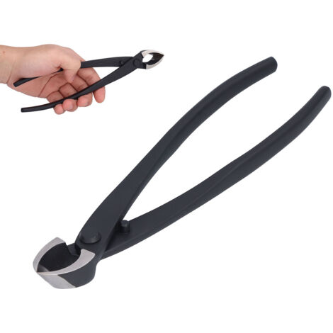 Ciseaux concaves pour bonsaï en acier composite, coupe-boules oblique pour taille de fleurs et plantes