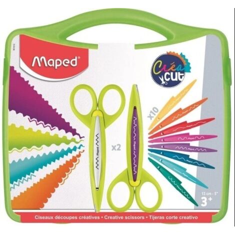Ciseaux créatifs MAPED avec lames - Coupe précise, décoration de papier