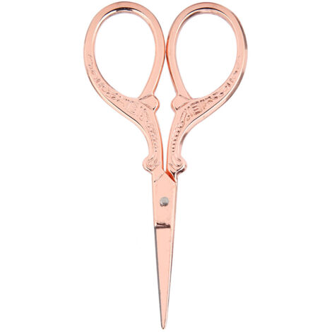 Ciseaux de broderie vintage DIY - Petits ciseaux de couture pour travaux manuels et embellissement (rose)