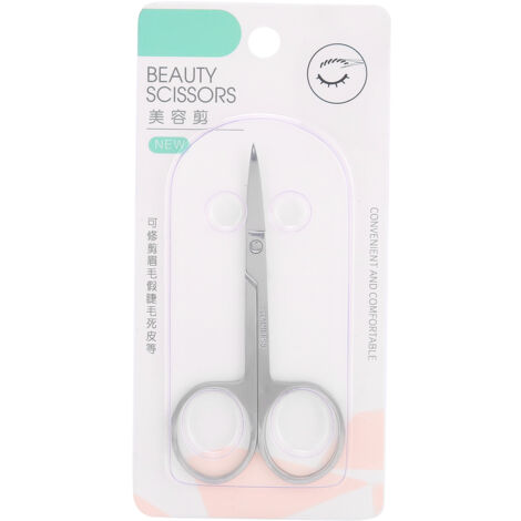 Ciseaux de Coupe de Sourcils en Acier Inoxydable - Précision Professionnelle pour Épilation et Coiffure
