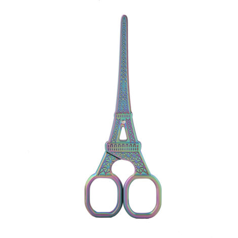 Ciseaux de Couture en Forme de Tour Eiffel - Outil de Broderie Créatif Multicolore
